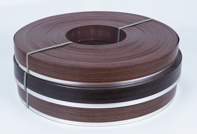Two-Tone Edge Banding-Silver Film+Wood Grain Two-Tone Edge Banding-2.JPG